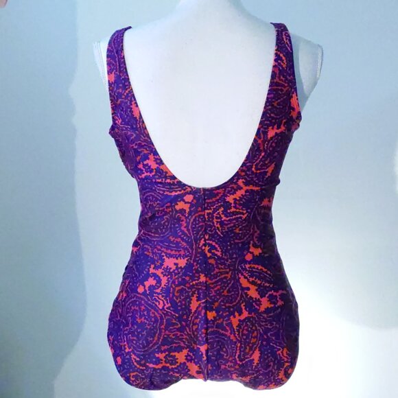 Boden Talamanca One-Piece Surplice Swimsuit Sz 10 - Picture 2 of 6